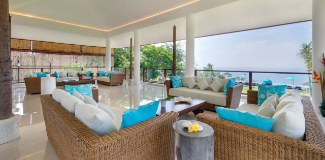 Villa Rose in Pandawa Cliff Estate, Living room area